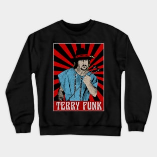 Vintage Terry Funk 1980s Pop Art Crewneck Sweatshirt